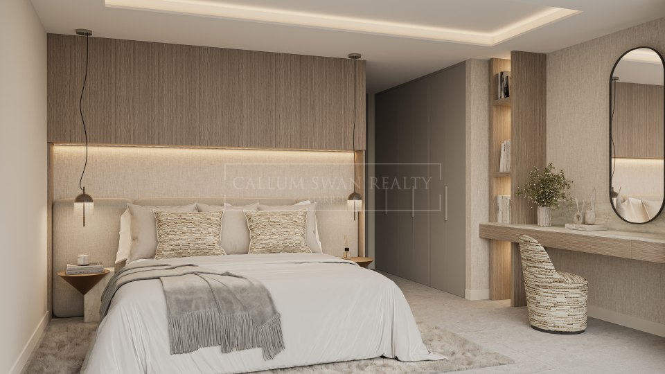 San Pedro de Alcantara, Villa de cinco habitaciones recién construida junto a la playa en Cortijo Blanco, San Pedro de Alcántara