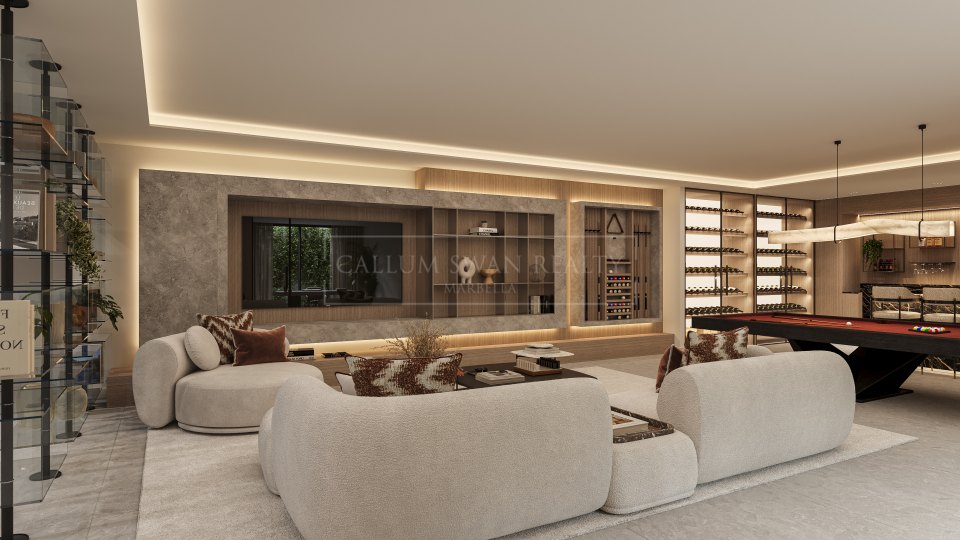 San Pedro de Alcantara, Villa de cinco habitaciones recién construida junto a la playa en Cortijo Blanco, San Pedro de Alcántara