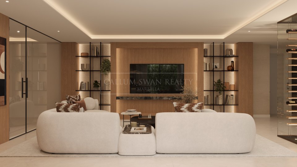 San Pedro de Alcantara, Newly Built Five-Bedroom Villa Near the Beach in Cortijo Blanco, San Pedro de Alcántara