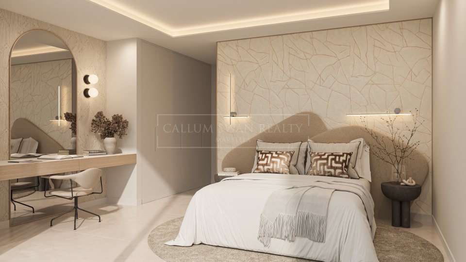 San Pedro de Alcantara, Villa de cuatro dormitorios diseñada por arquitecto a pocos pasos de la playa en Cortijo Blanco, San Pedro de Alcántara