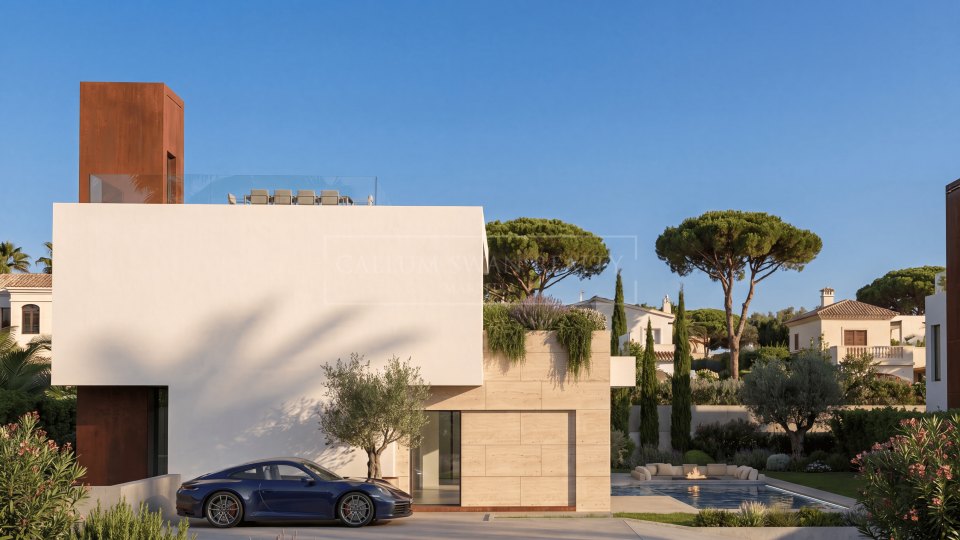 San Pedro de Alcantara, Villa de cuatro dormitorios diseñada por arquitecto a pocos pasos de la playa en Cortijo Blanco, San Pedro de Alcántara