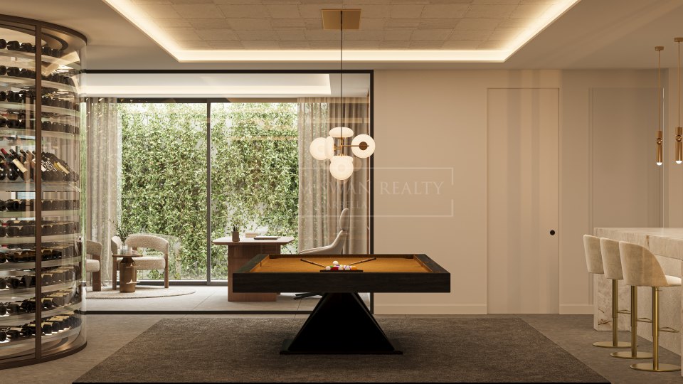San Pedro de Alcantara, Villa de cuatro dormitorios diseñada por arquitecto a pocos pasos de la playa en Cortijo Blanco, San Pedro de Alcántara