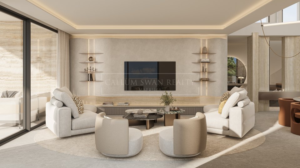 San Pedro de Alcantara, Villa de cuatro dormitorios diseñada por arquitecto a pocos pasos de la playa en Cortijo Blanco, San Pedro de Alcántara