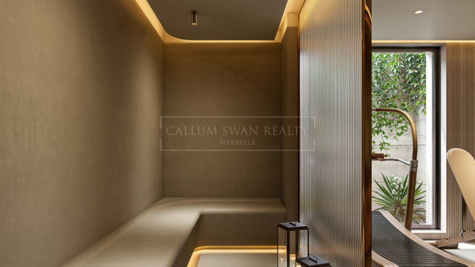 Marbella Golden Mile, Penthouse Skyline de trois chambres avec piscine privée sur le Golden Mile de Marbella