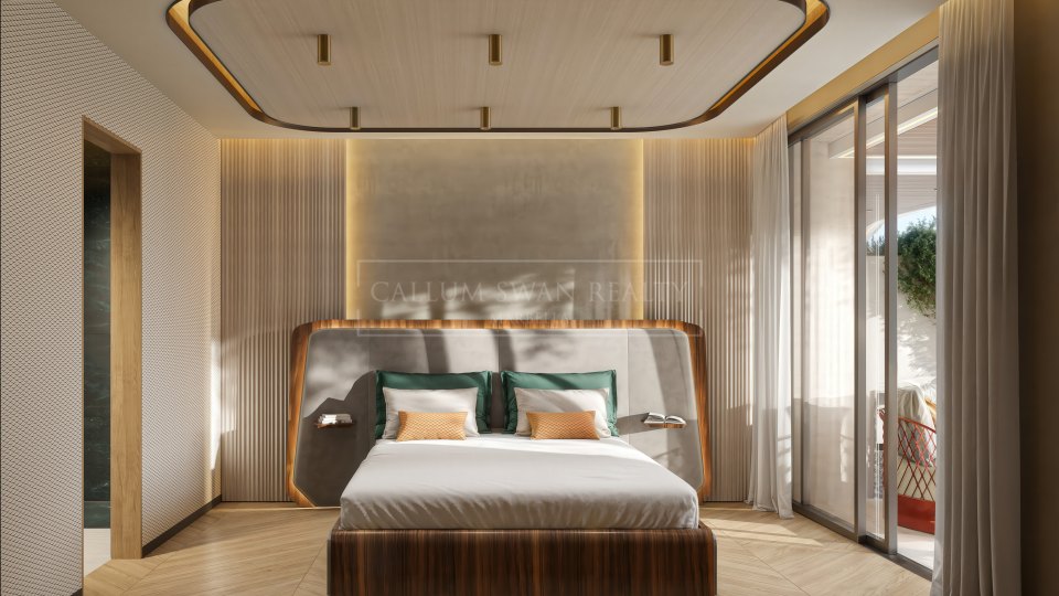 Marbella Golden Mile, Penthouse Skyline de trois chambres avec piscine privée sur le Golden Mile de Marbella