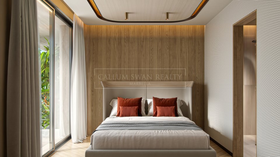 Marbella Golden Mile, Penthouse Skyline de trois chambres avec piscine privée sur le Golden Mile de Marbella