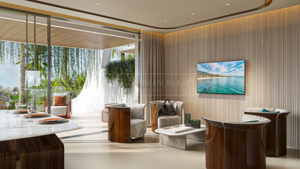 Marbella Golden Mile, Penthouse Skyline de trois chambres avec piscine privée sur le Golden Mile de Marbella