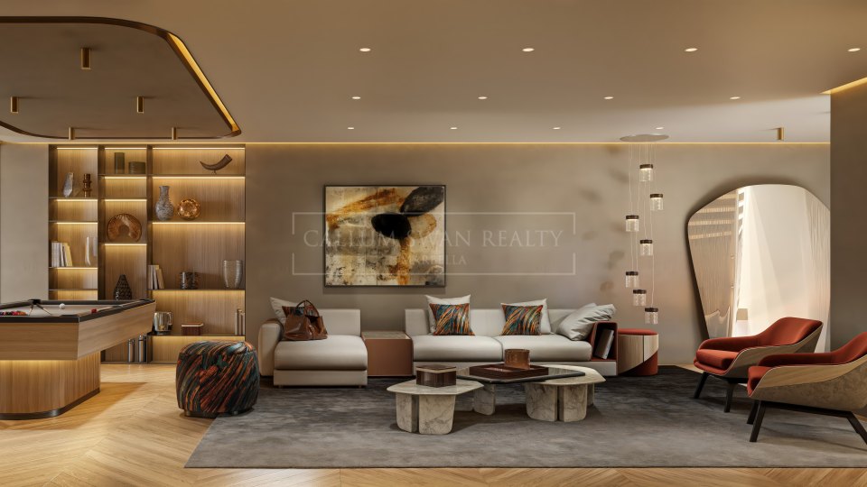 Marbella Golden Mile, Penthouse Skyline de trois chambres avec piscine privée sur le Golden Mile de Marbella
