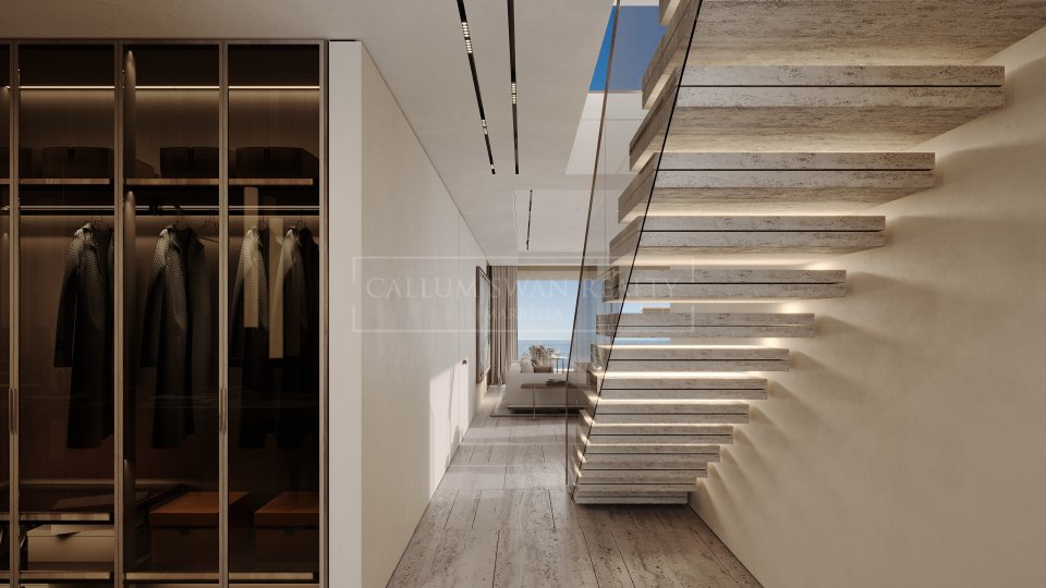 Estepona, Penthouse duplex en bord de mer avec trois chambres à Estepona