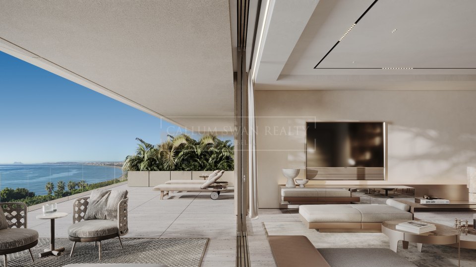 Estepona, Penthouse duplex en bord de mer avec trois chambres à Estepona