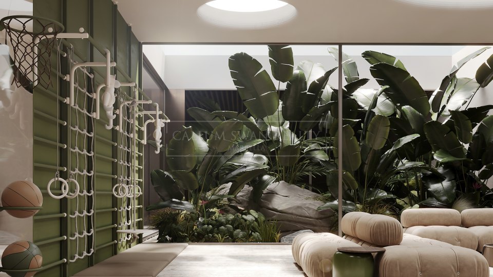 Estepona, Penthouse duplex en bord de mer avec trois chambres à Estepona
