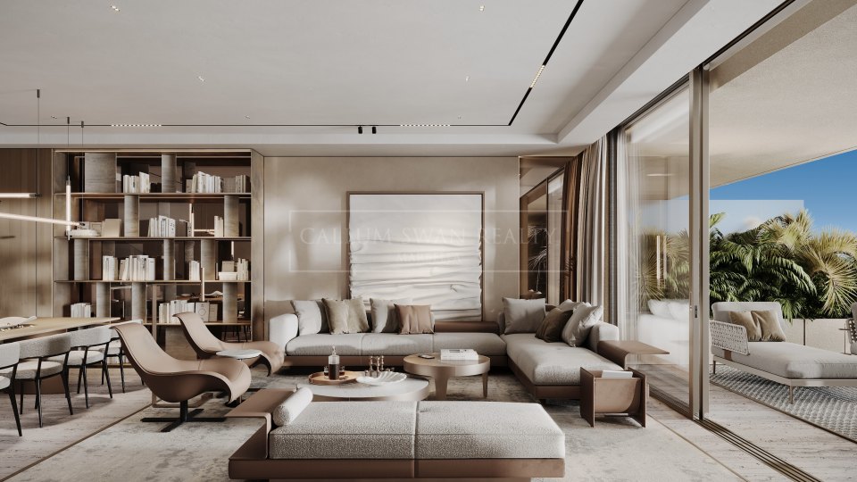 Estepona, Penthouse duplex en bord de mer avec trois chambres à Estepona