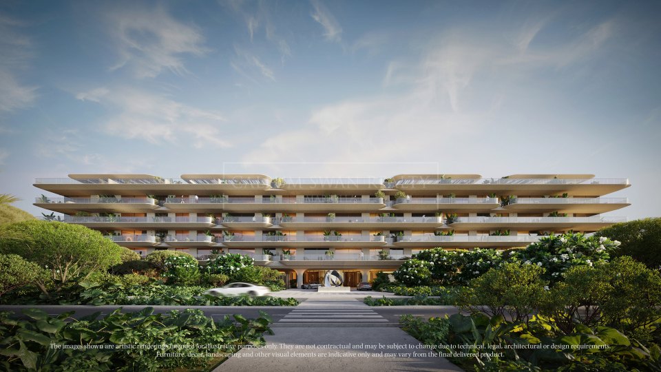 Estepona, Three-Bedroom Beachfront Duplex Penthouse in Estepona
