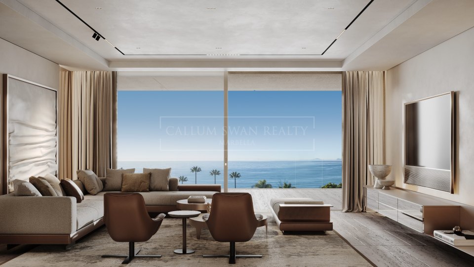 Estepona, Penthouse duplex en bord de mer avec trois chambres à Estepona