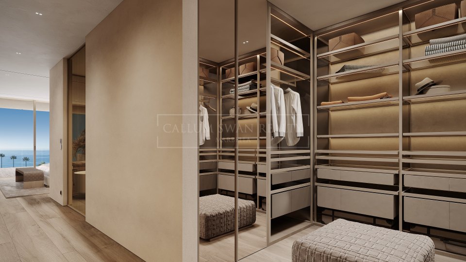 Estepona, Penthouse duplex en bord de mer avec trois chambres à Estepona