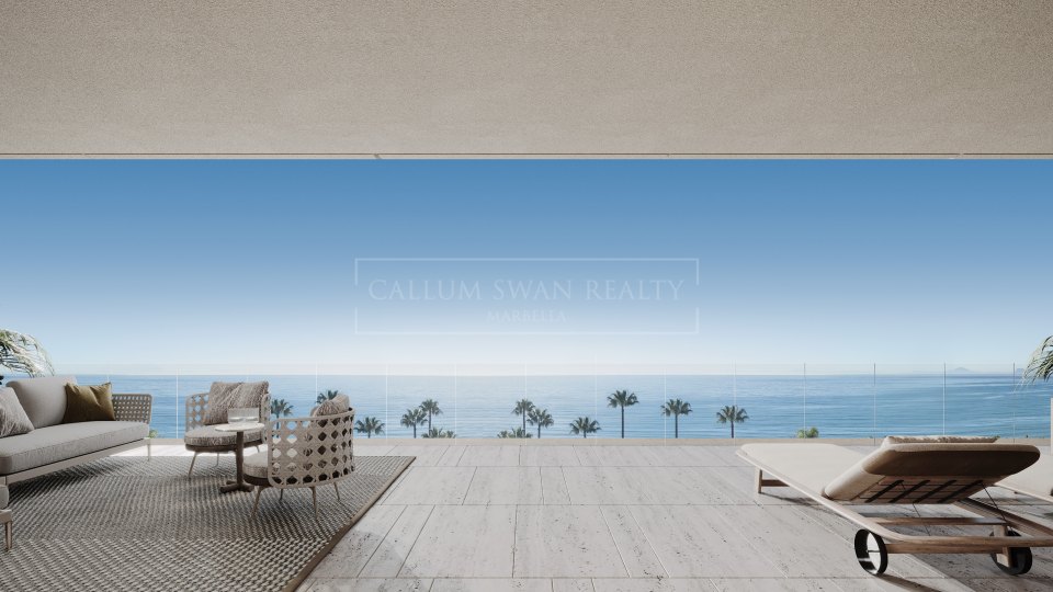 Estepona, Penthouse duplex en bord de mer avec trois chambres à Estepona