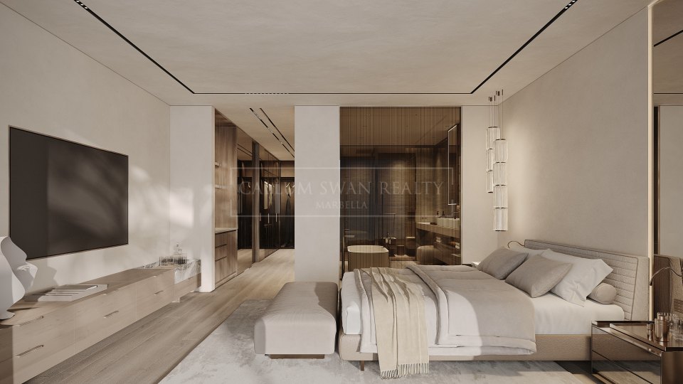 Estepona, Penthouse duplex en bord de mer avec trois chambres à Estepona