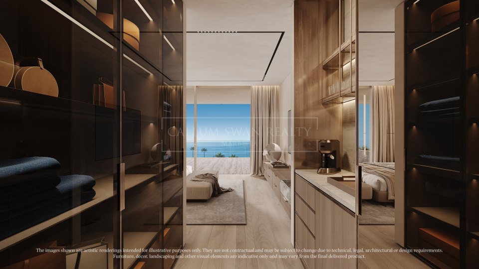 Estepona, Four-Bedroom Beachfront Corner Apartment in Estepona