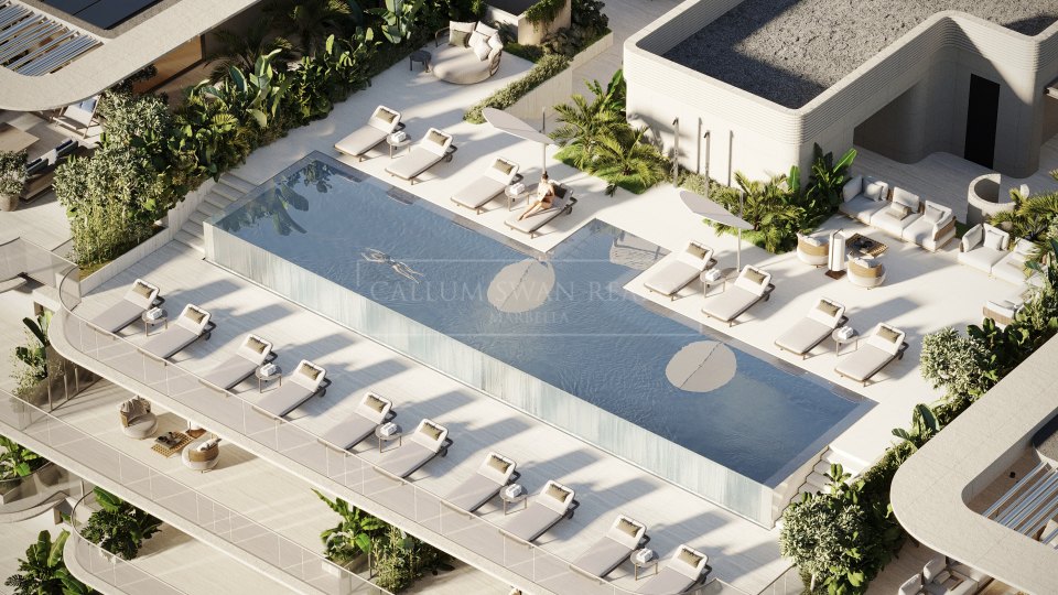 Estepona, Appartement d'angle en bord de mer avec quatre chambres à Estepona