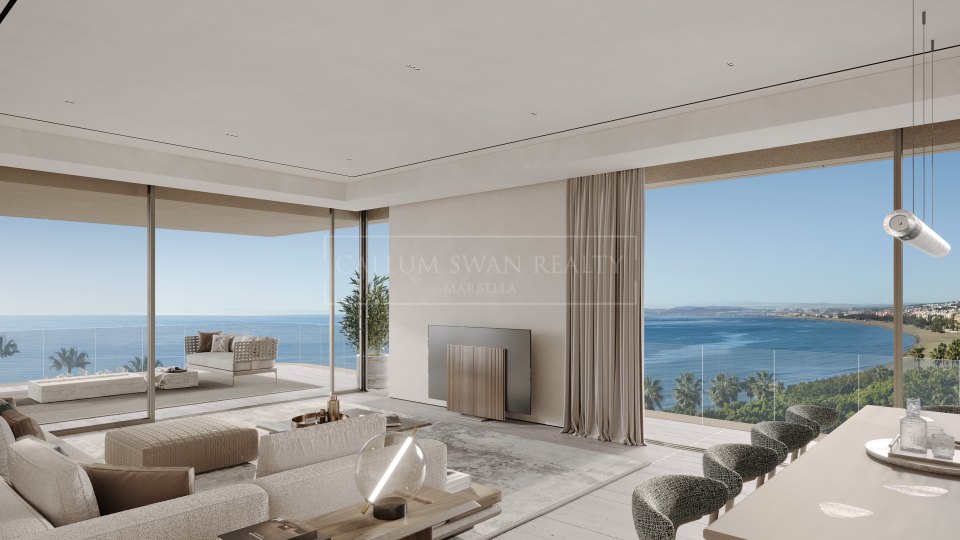Estepona, Appartement d'angle en bord de mer avec quatre chambres à Estepona