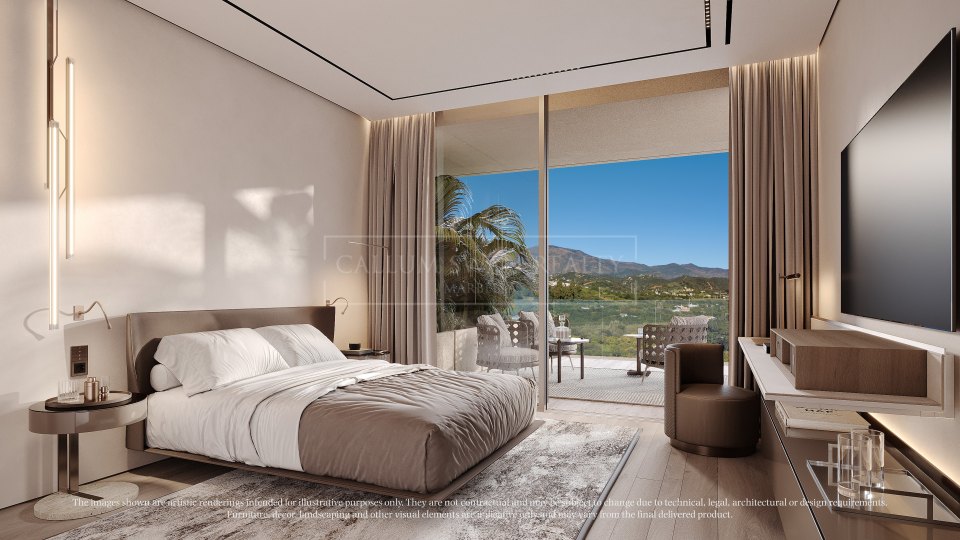 Estepona, Four-Bedroom Beachfront Corner Apartment in Estepona