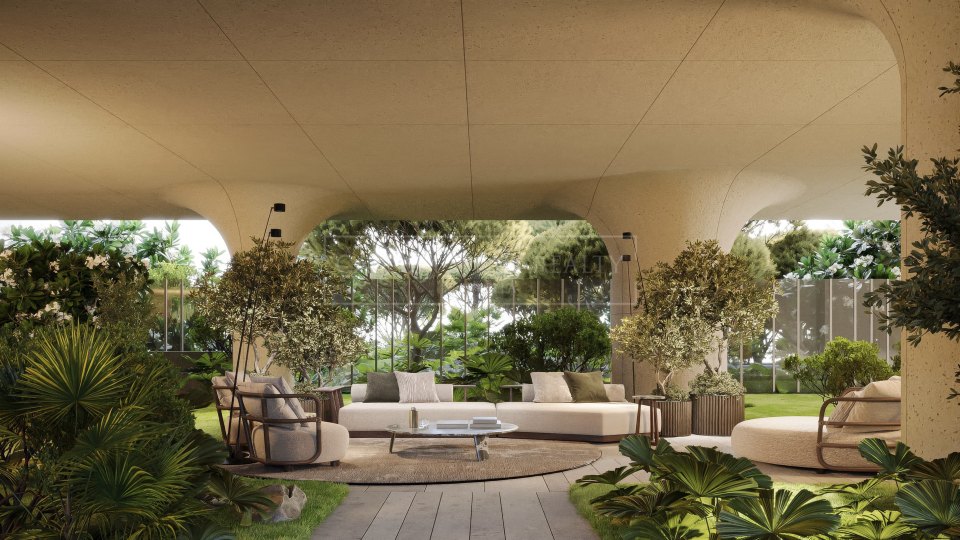 Estepona, Appartement d'angle en bord de mer avec quatre chambres à Estepona