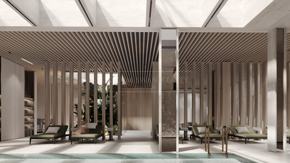 Estepona, Appartement d'angle en bord de mer avec quatre chambres à Estepona