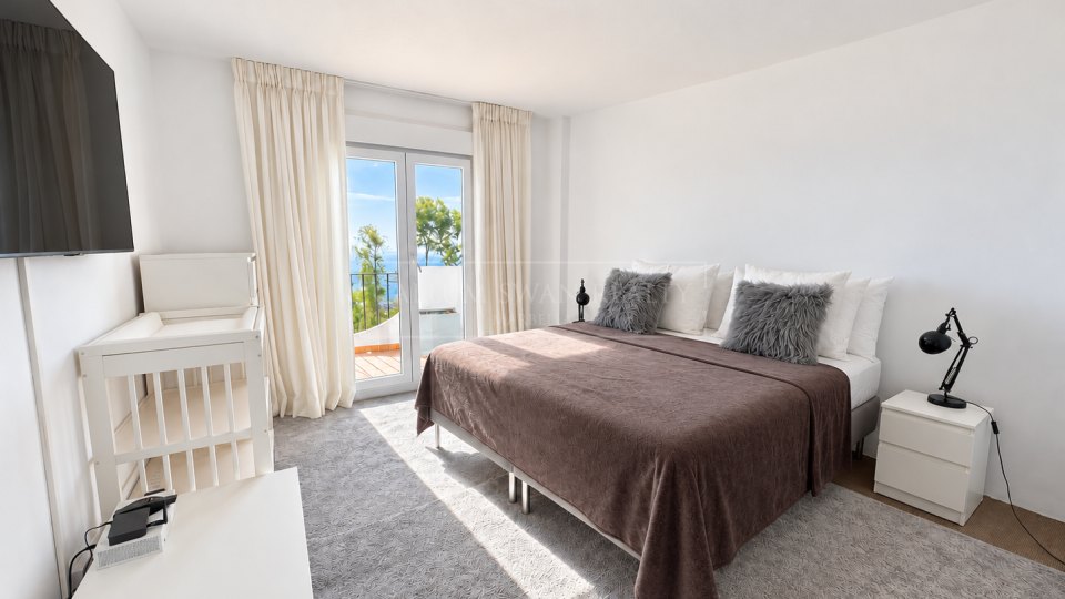 Marbella East, South-Facing Four-Bedroom Townhouse with Sea Views in Los Altos de los Monteros