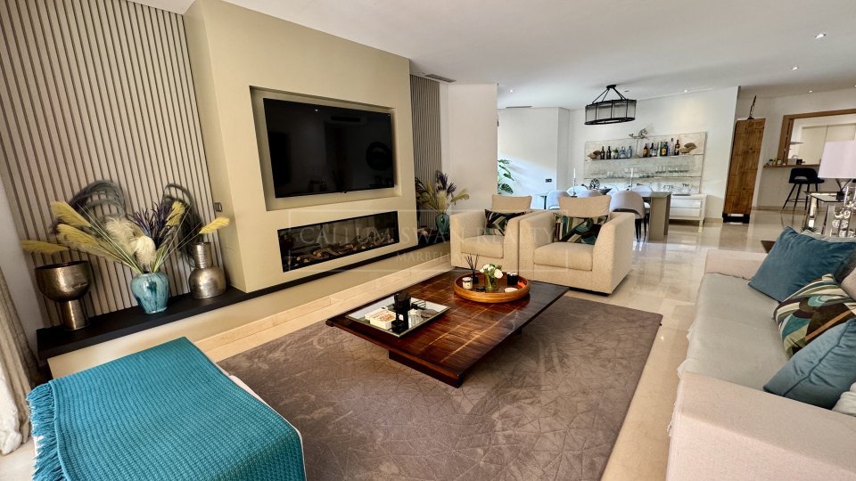 Marbella Golden Mile, Appartement de trois chambres à louer dans le Mansion Club, Golden Mile de Marbella