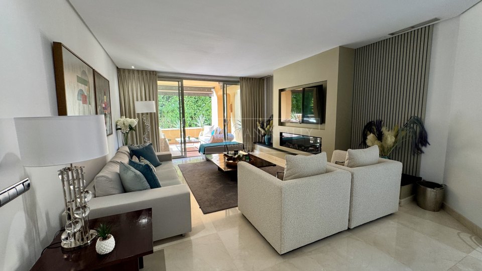 Marbella Golden Mile, Appartement de trois chambres à louer dans le Mansion Club, Golden Mile de Marbella