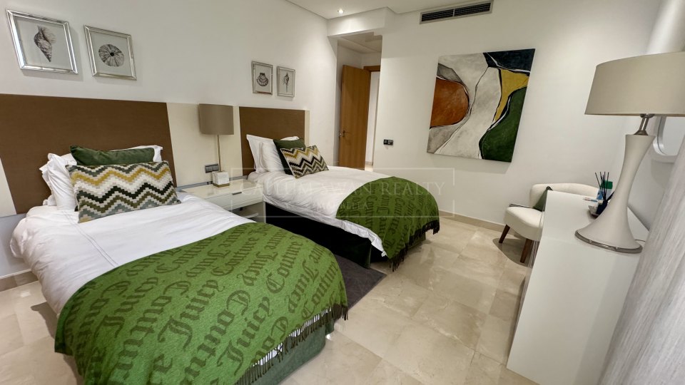 Marbella Golden Mile, Appartement de trois chambres à louer dans le Mansion Club, Golden Mile de Marbella