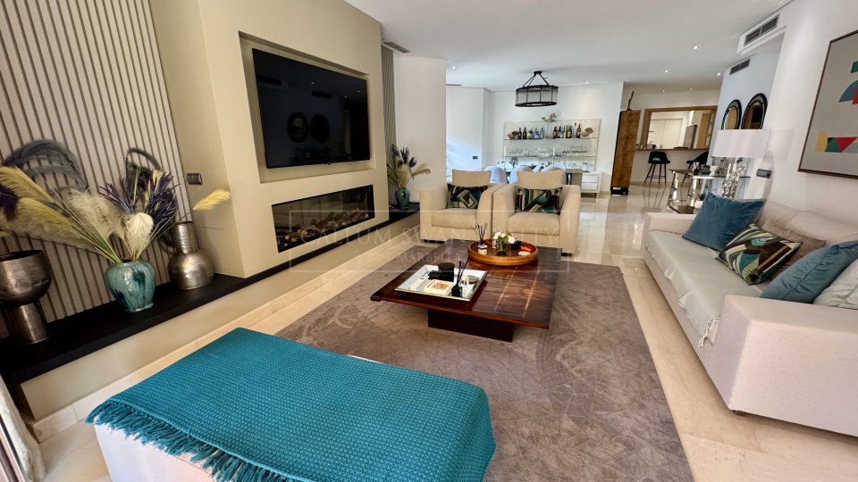 Marbella Golden Mile, Appartement de trois chambres à louer dans le Mansion Club, Golden Mile de Marbella