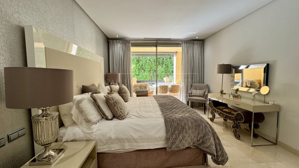Marbella Golden Mile, Appartement de trois chambres à louer dans le Mansion Club, Golden Mile de Marbella
