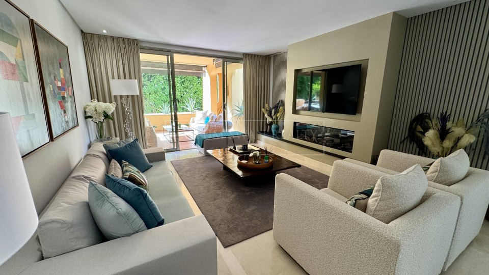 Marbella Golden Mile, Appartement de trois chambres à louer dans le Mansion Club, Golden Mile de Marbella