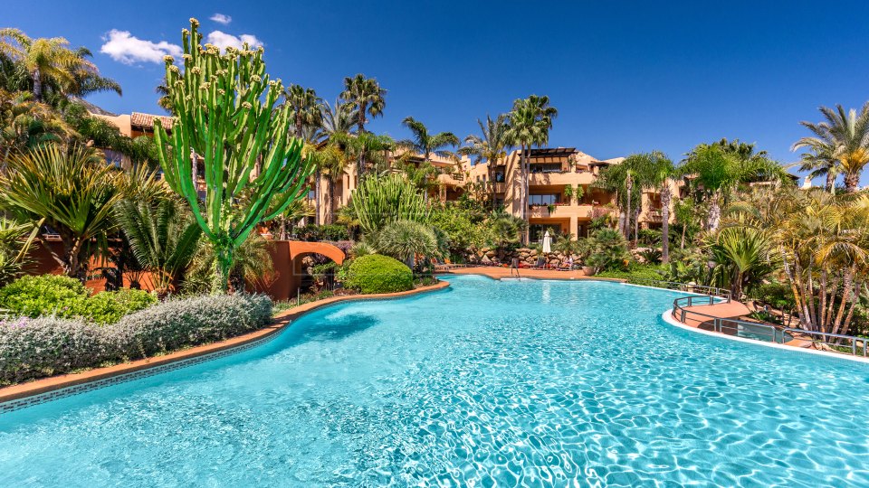 Marbella Golden Mile, Appartement de trois chambres à louer dans le Mansion Club, Golden Mile de Marbella