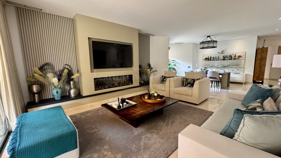 Marbella Golden Mile, Appartement de trois chambres à louer dans le Mansion Club, Golden Mile de Marbella