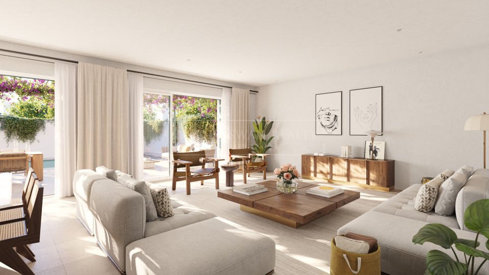 Sotogrande, Three-Bedroom Home with Private Garden and Pool in Sotogrande