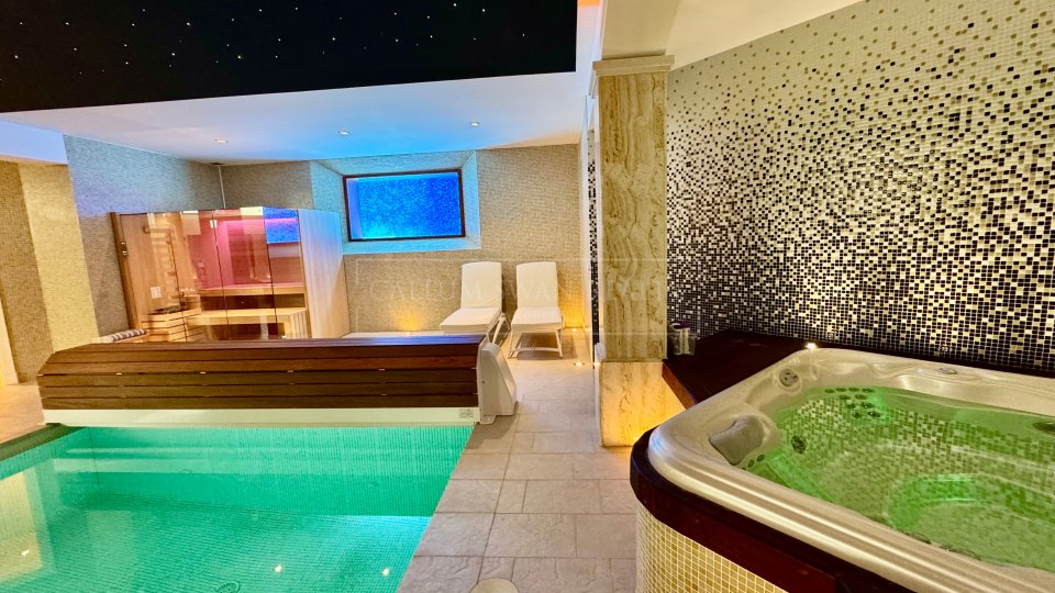 Benahavis, Marbella Luxury Villa Rental with Sea Views and Spa