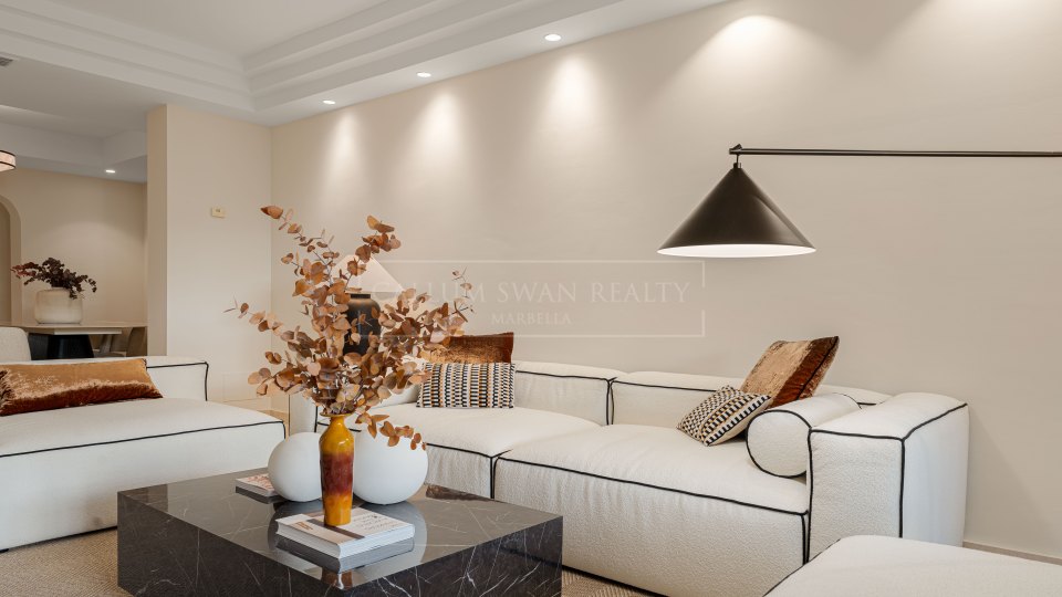 Marbella Golden Mile, Ground Floor Apartment in Sierra Blanca on Marbella’s Golden Mile with Private Garden Terrace