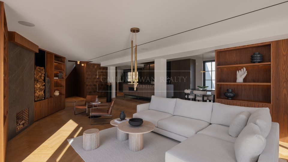 Nueva Andalucia, Élégante villa golfique de quatre chambres à Nueva Andalucía Golf Valley, Marbella