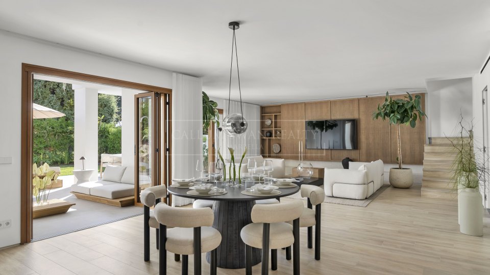 Nueva Andalucia, Four-Bedroom Duplex for Sale in Nueva Andalucia’s Golf Valley with Private Garden