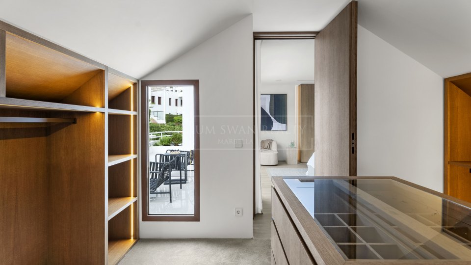 Nueva Andalucia, Four-Bedroom Duplex for Sale in Nueva Andalucia’s Golf Valley with Private Garden