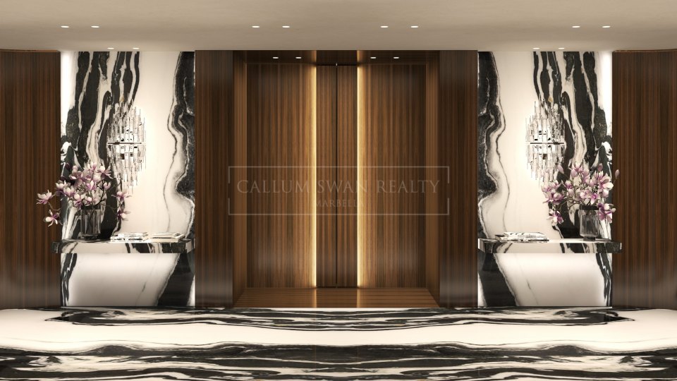 Marbella Golden Mile, Duplex penthouse de luxe avec cinq chambres dans un complexe résidentiel exclusif, Marbella Golden Mile