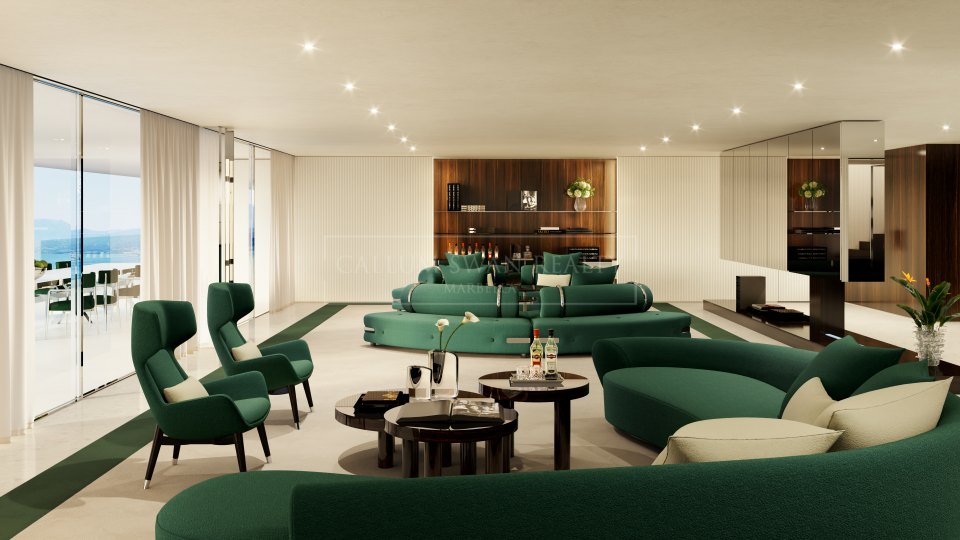 Marbella Golden Mile, Duplex penthouse de luxe avec cinq chambres dans un complexe résidentiel exclusif, Marbella Golden Mile