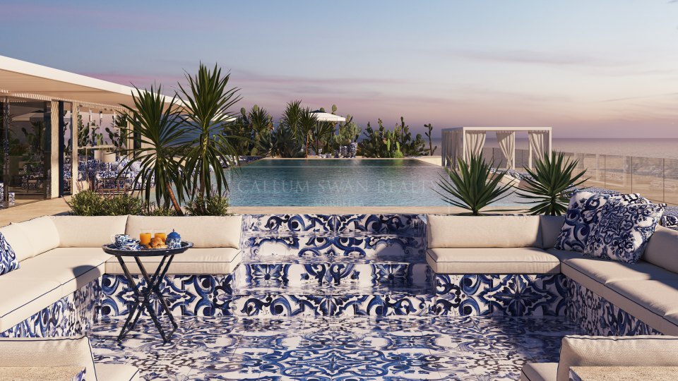 Marbella Golden Mile, Duplex penthouse de luxe avec cinq chambres dans un complexe résidentiel exclusif, Marbella Golden Mile