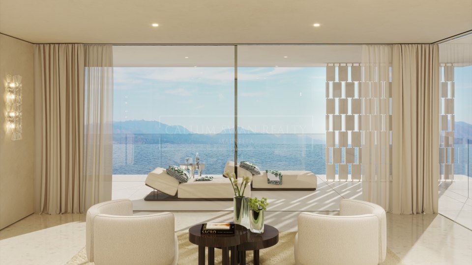 Marbella Golden Mile, Appartement de trois chambres à vendre dans un lotissement résidentiel exclusif, Marbella Golden Mile