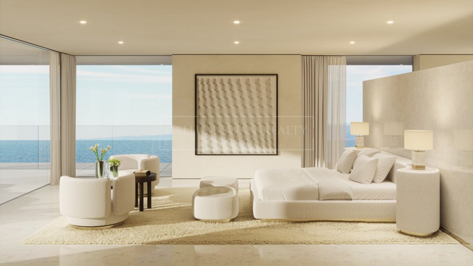 Marbella Golden Mile, Appartement de trois chambres à vendre dans un lotissement résidentiel exclusif, Marbella Golden Mile