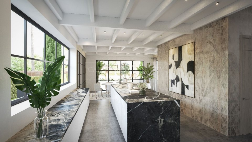 Nueva Andalucia, Luxury Six-Bedroom Villa Project for Sale in Nueva Andalucía, Marbella Golf Valley