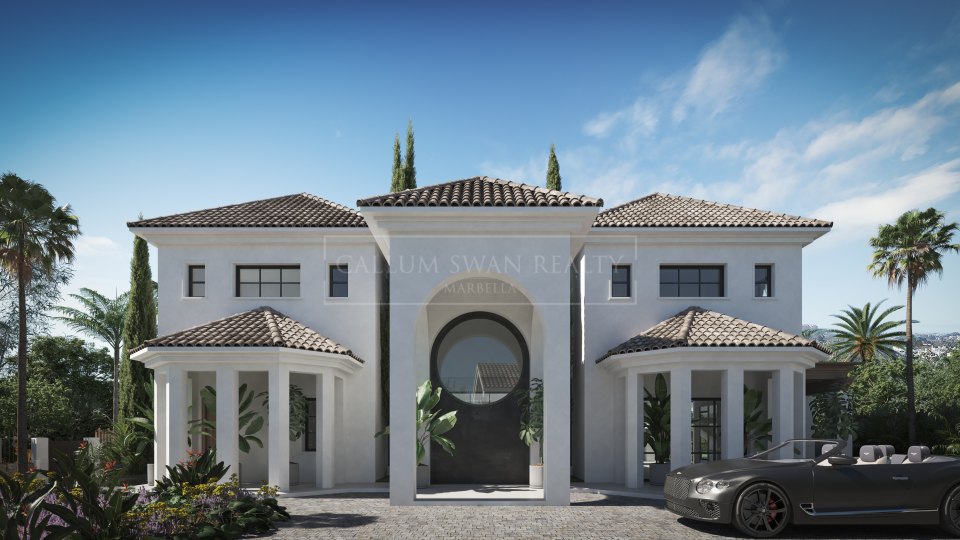Nueva Andalucia, Luxury Six-Bedroom Villa Project for Sale in Nueva Andalucía, Marbella Golf Valley