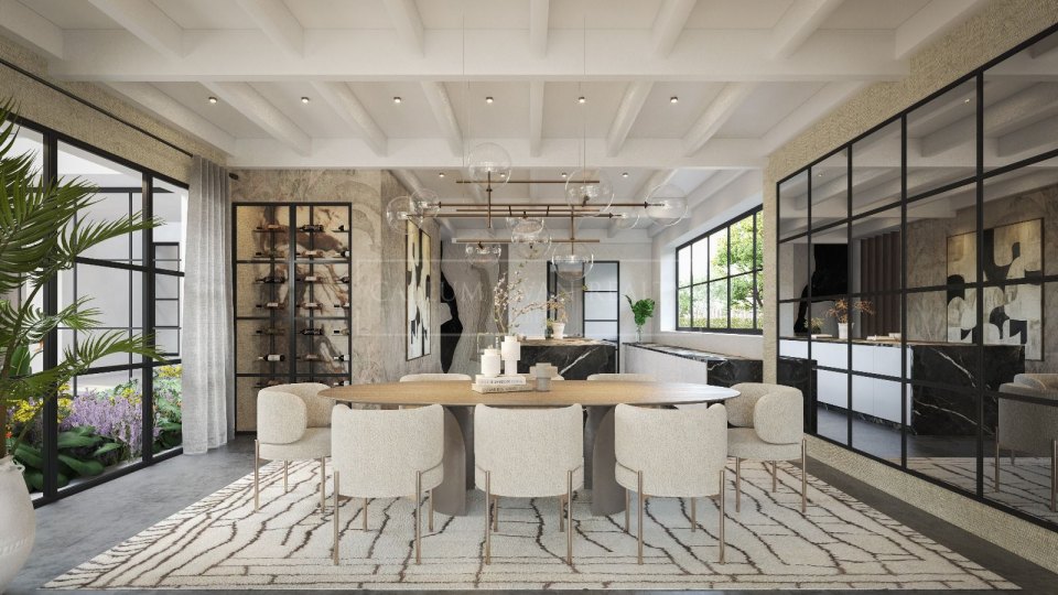 Nueva Andalucia, Luxury Six-Bedroom Villa Project for Sale in Nueva Andalucía, Marbella Golf Valley